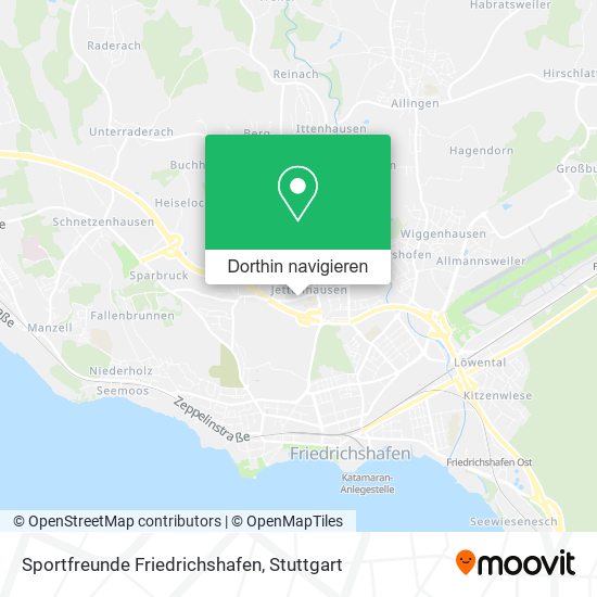 Sportfreunde Friedrichshafen Karte