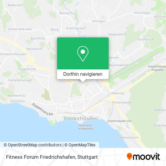 Fitness Forum Friedrichshafen Karte