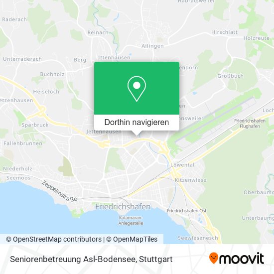 Seniorenbetreuung Asl-Bodensee Karte