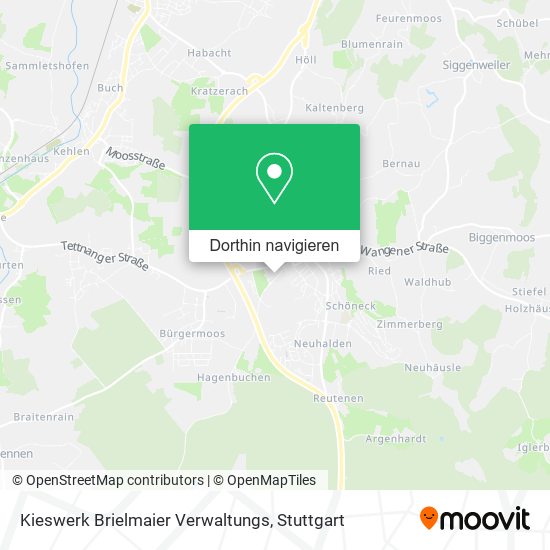 Kieswerk Brielmaier Verwaltungs Karte