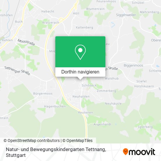 Natur- und Bewegungskindergarten Tettnang Karte