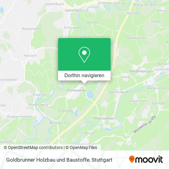 Goldbrunner Holzbau und Baustoffe Karte