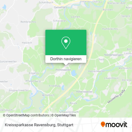 Kreissparkasse Ravensburg Karte