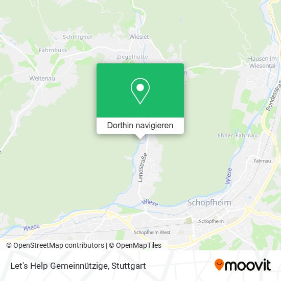 Let's Help Gemeinnützige Karte