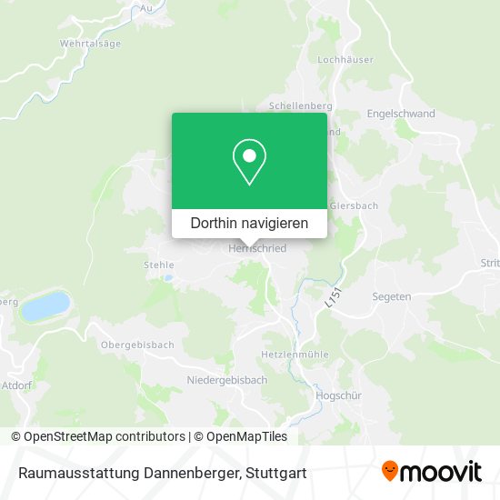 Raumausstattung Dannenberger Karte