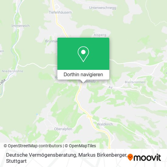 Deutsche Vermögensberatung, Markus Birkenberger Karte