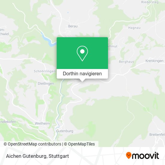 Aichen Gutenburg Karte