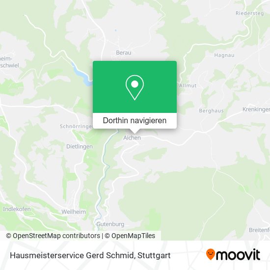 Hausmeisterservice Gerd Schmid Karte