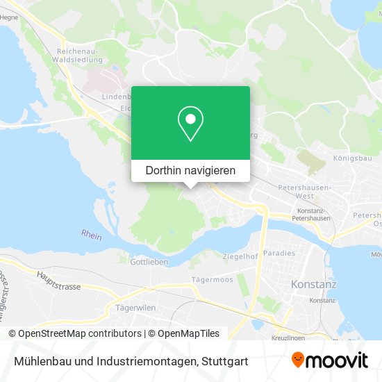 Mühlenbau und Industriemontagen Karte