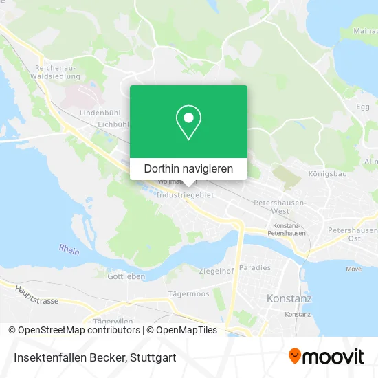 Insektenfallen Becker Karte