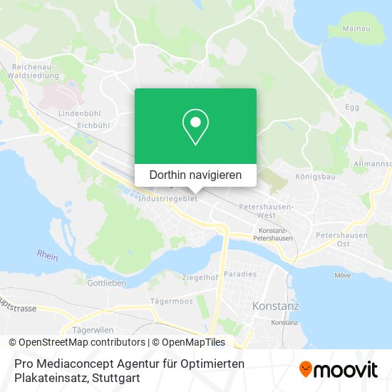 Pro Mediaconcept Agentur für Optimierten Plakateinsatz Karte