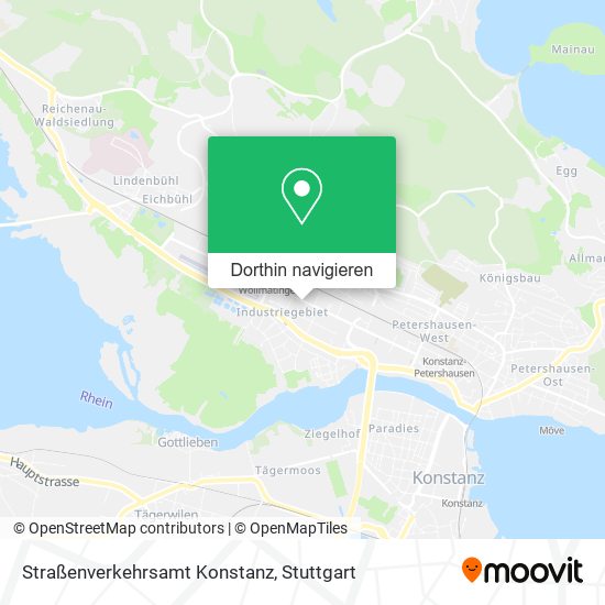 Straßenverkehrsamt Konstanz Karte