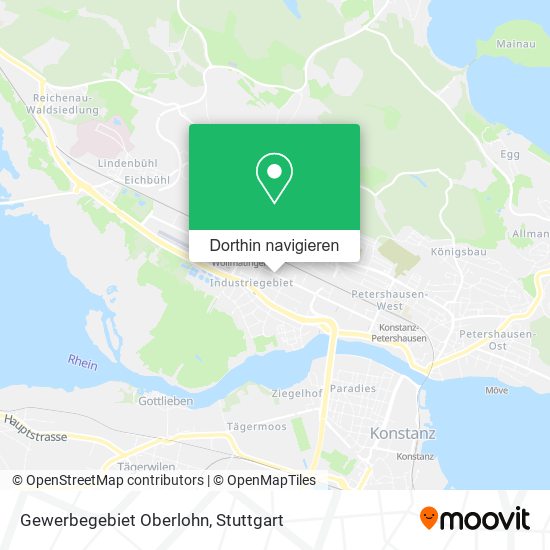 Gewerbegebiet Oberlohn Karte