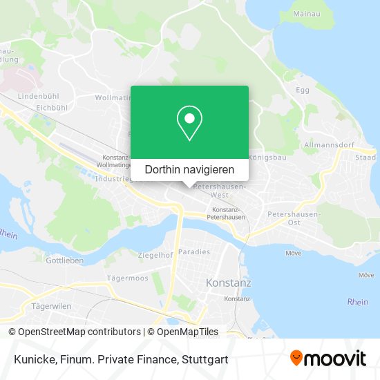 Kunicke, Finum. Private Finance Karte
