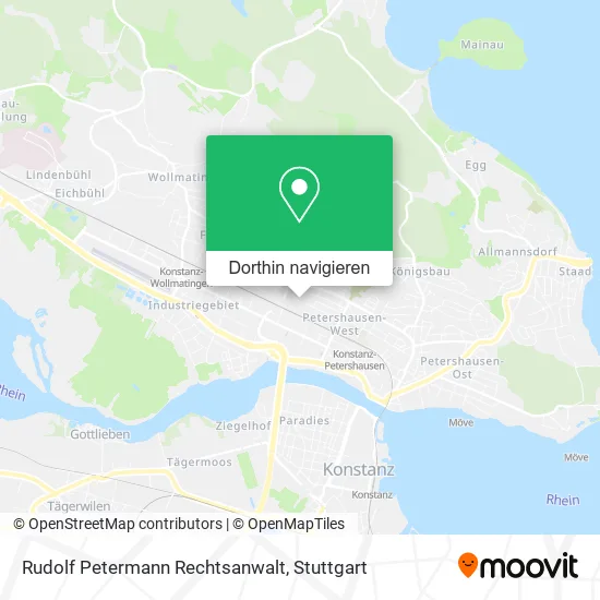 Rudolf Petermann Rechtsanwalt Karte