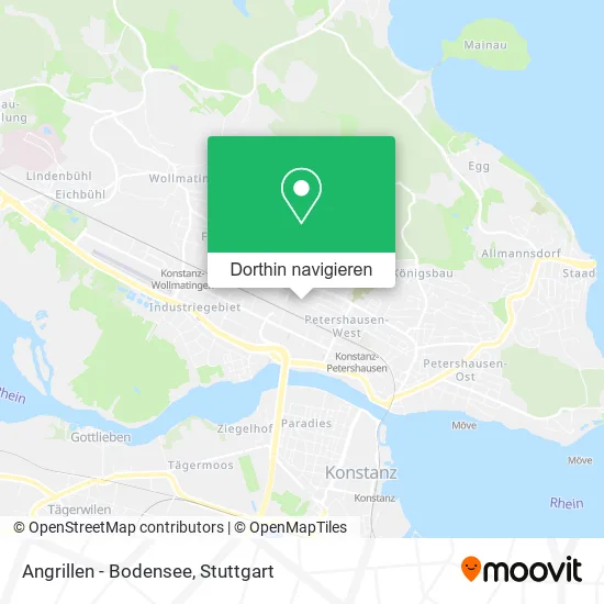 Angrillen - Bodensee Karte