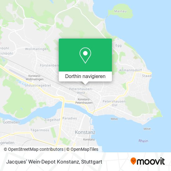 Jacques' Wein-Depot Konstanz Karte