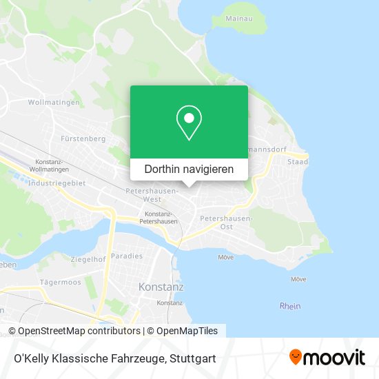 O'Kelly Klassische Fahrzeuge Karte