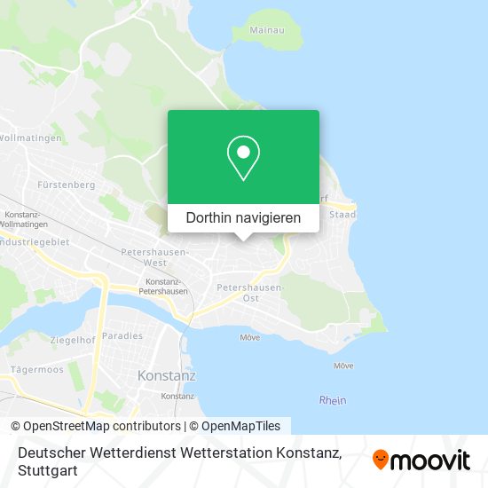 Deutscher Wetterdienst Wetterstation Konstanz Karte