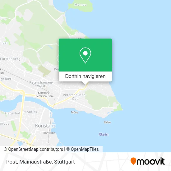 Post, Mainaustraße Karte