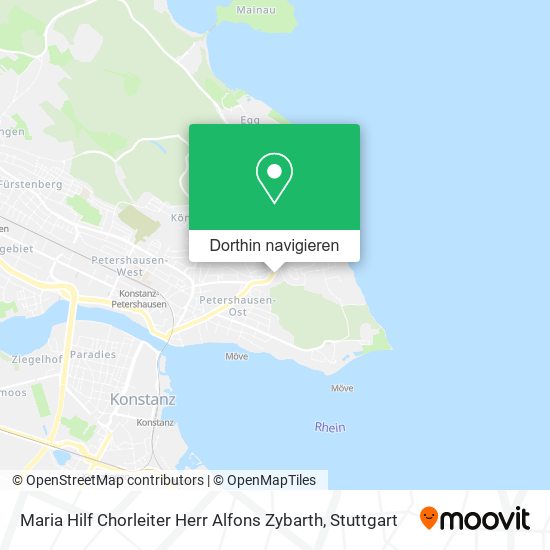 Maria Hilf Chorleiter Herr Alfons Zybarth Karte