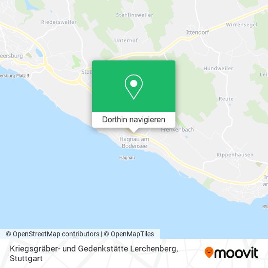 Kriegsgräber- und Gedenkstätte Lerchenberg Karte