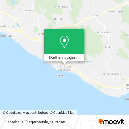Gästehaus Fliegerhäusle Karte