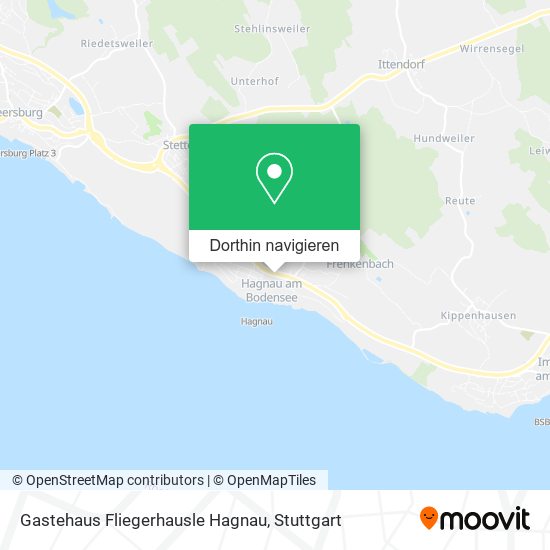 Gastehaus Fliegerhausle Hagnau Karte