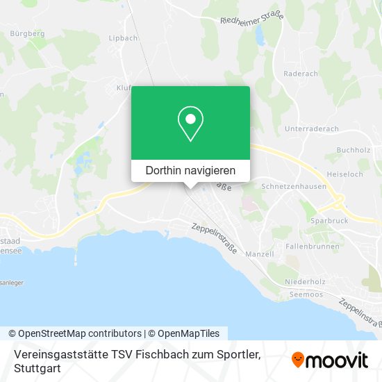 Vereinsgaststätte TSV Fischbach zum Sportler Karte