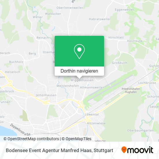 Bodensee Event Agentur Manfred Haas Karte