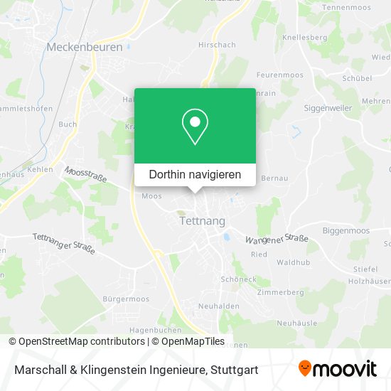 Marschall & Klingenstein Ingenieure Karte