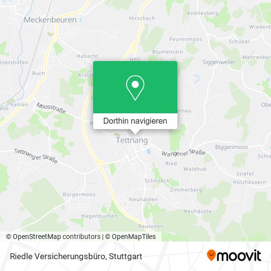 Riedle Versicherungsbüro Karte