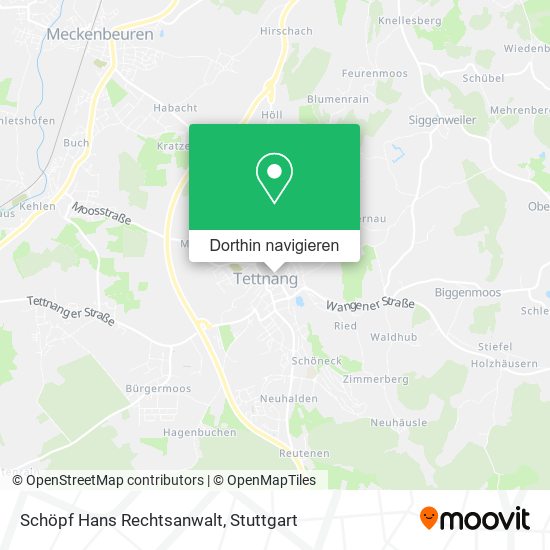 Schöpf Hans Rechtsanwalt Karte