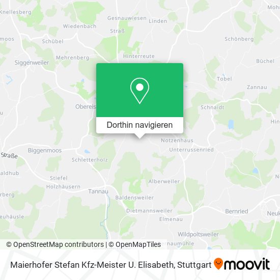 Maierhofer Stefan Kfz-Meister U. Elisabeth Karte