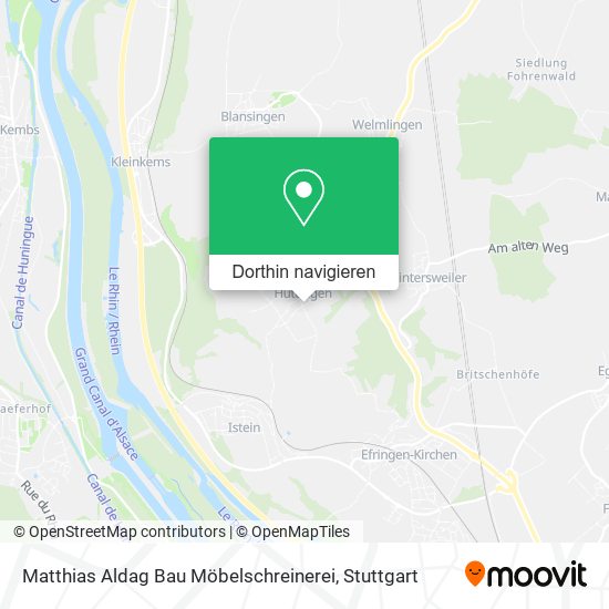 Matthias Aldag Bau Möbelschreinerei Karte
