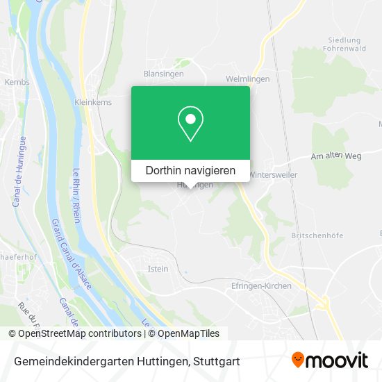 Gemeindekindergarten Huttingen Karte
