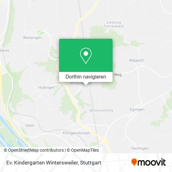 Ev. Kindergarten Wintersweiler Karte