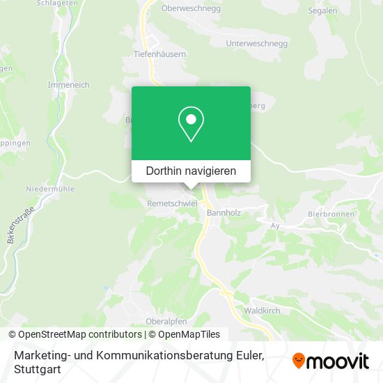 Marketing- und Kommunikationsberatung Euler Karte