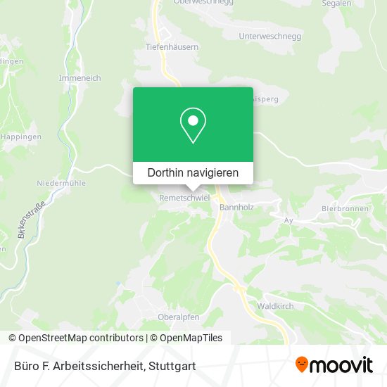 Büro F. Arbeitssicherheit Karte