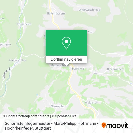 Schornsteinfegermeister - Marc-Philipp Hoffmann - Hochrheinfeger Karte