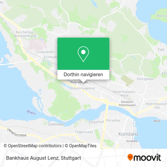 Bankhaus August Lenz Karte