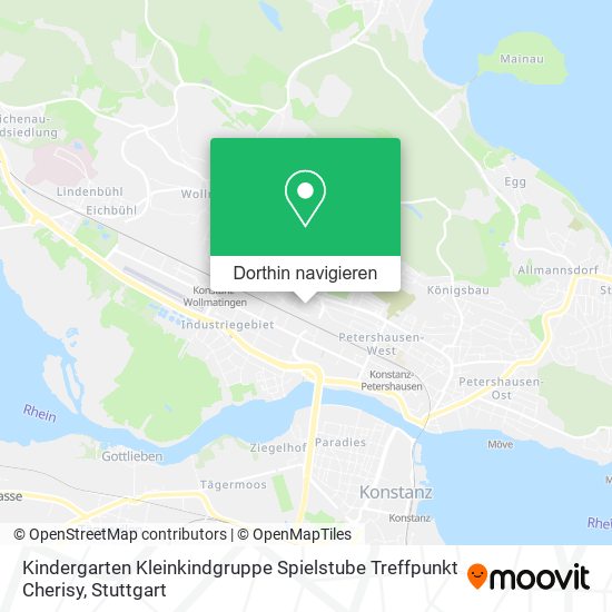 Kindergarten Kleinkindgruppe Spielstube Treffpunkt Cherisy Karte