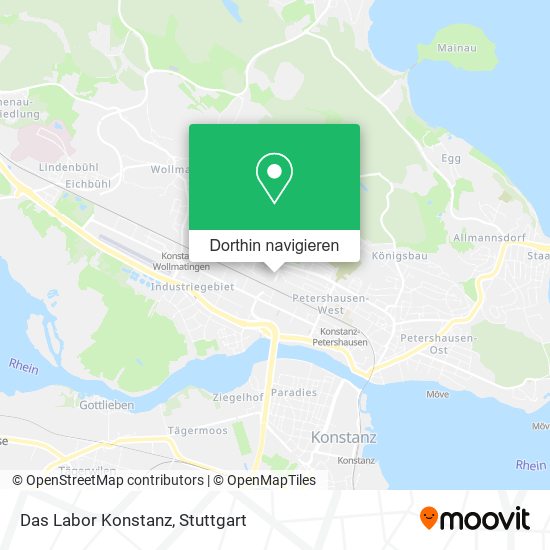 Das Labor Konstanz Karte