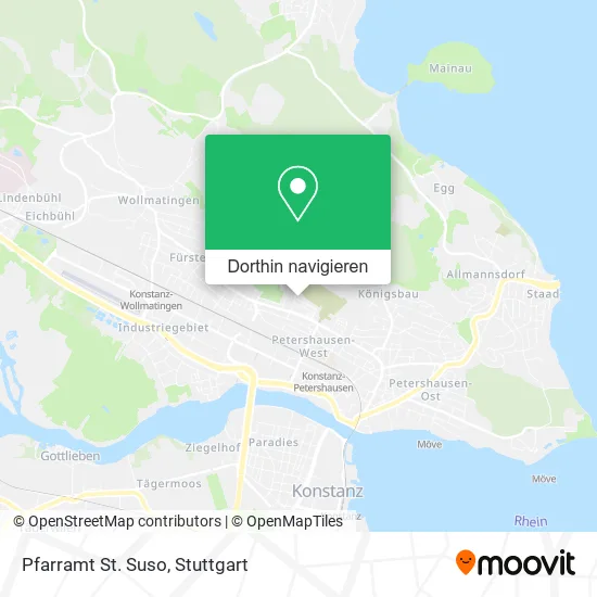 Pfarramt St. Suso Karte