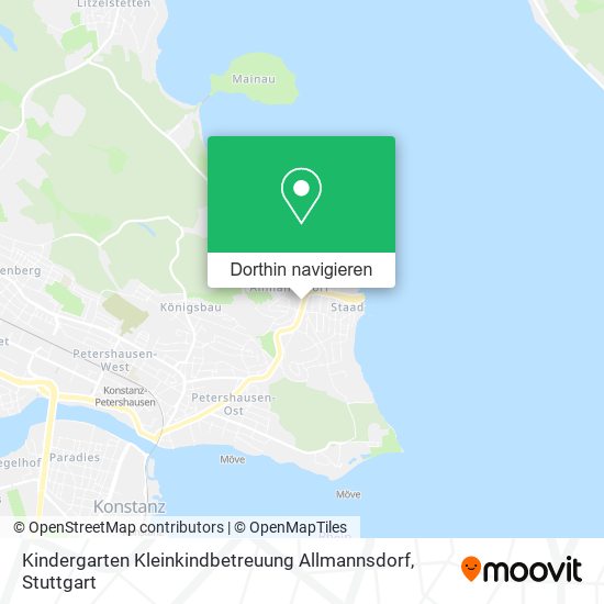 Kindergarten Kleinkindbetreuung Allmannsdorf Karte