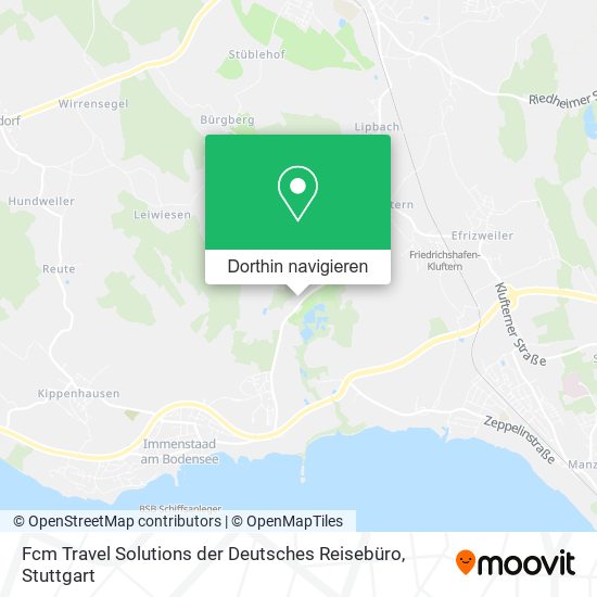 Fcm Travel Solutions der Deutsches Reisebüro Karte