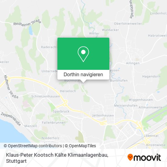 Klaus-Peter Kootsch Kälte Klimaanlagenbau Karte