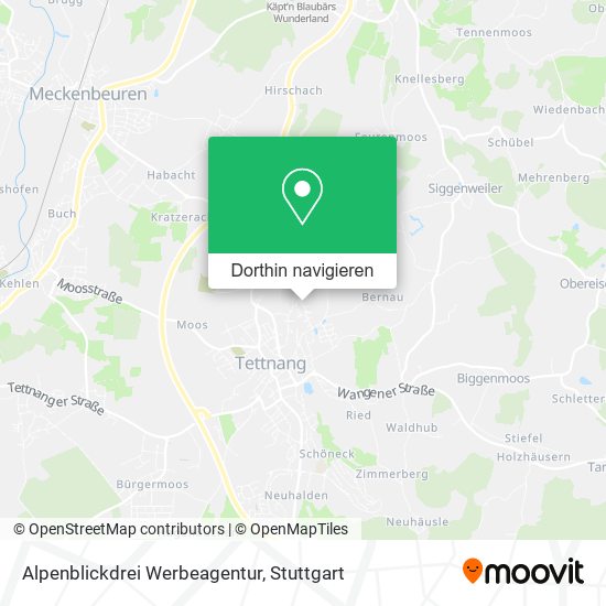 Alpenblickdrei Werbeagentur Karte