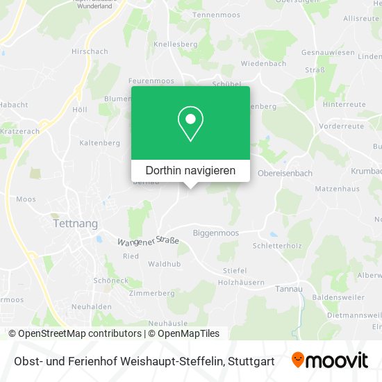 Obst- und Ferienhof Weishaupt-Steffelin Karte