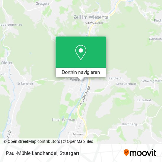 Paul-Mühle Landhandel Karte